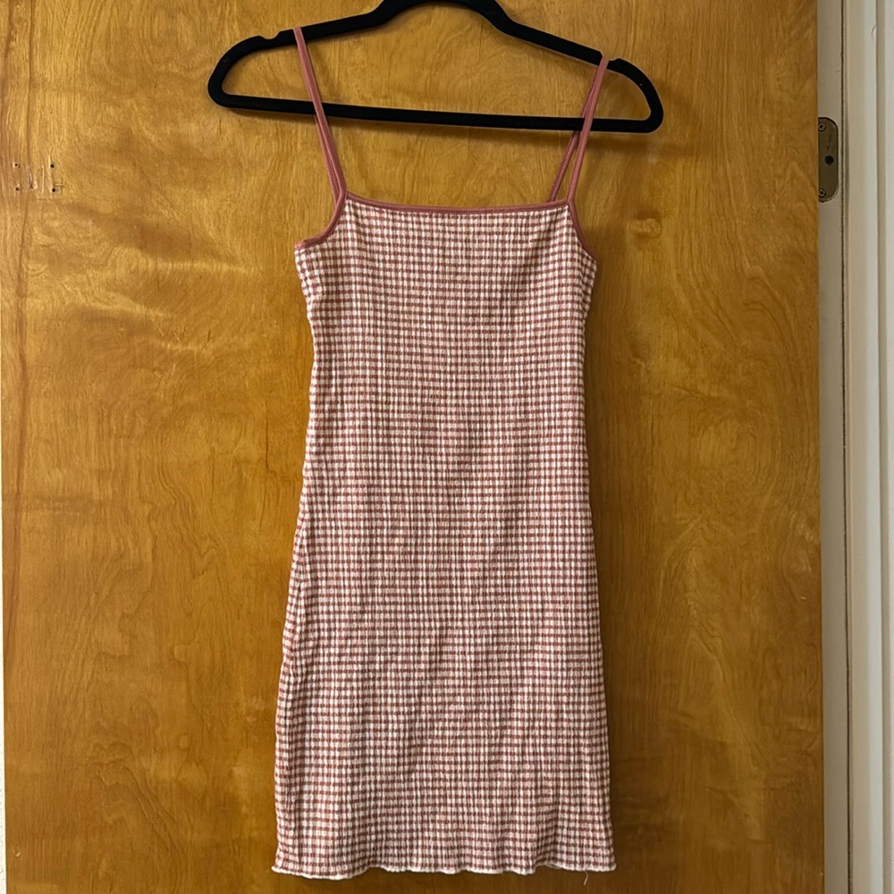 Aritzia Wilfred Gingham Dress XS